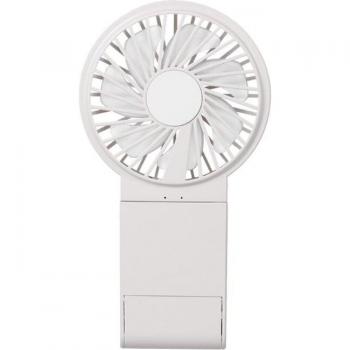 Mini Handheld Fan with Makeup Mirror Stand