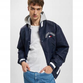 Blouson Tommy Jeans TJM GRAPHIC SATIN BOMBER JACKET Marine hommes