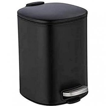 WENKO Badezimmer-Mülleimer Alassio, 5 Liter, Easy-Close