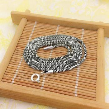 Collar Largo de Plata S925 para Mujer y Hombre