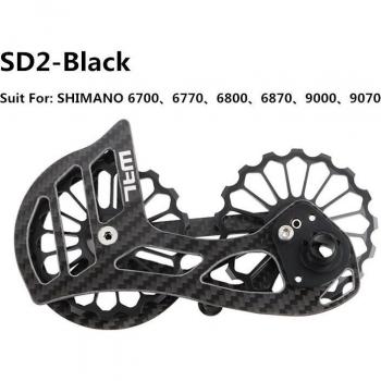 Dérailleur arrière de vélo Shimano 6800 R7000 R8000 R9100 R9000 en fibre de carbone
