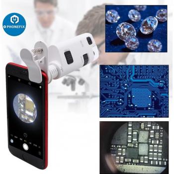 Clip-On 120X/190X Mobile Phone Microscope