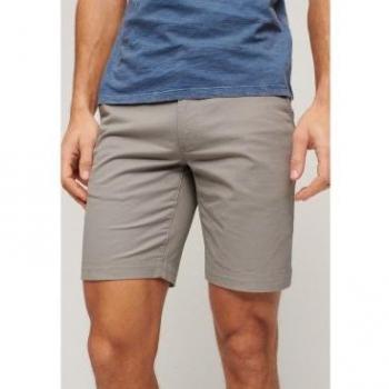 Superdry pantalones cortos para hombre en gris elástico