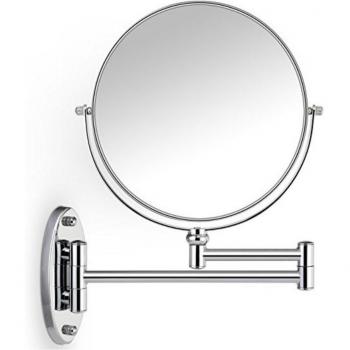 8-Inch Dual-Sided Cosmetic Wall Mirror with 5x Magnification