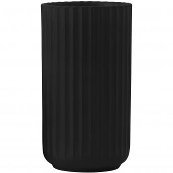 Vase en céramique Lyngby noir mat 15 cm