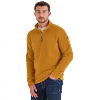 Tog24 Brown Revive Quarter Zip Fleece für Männer