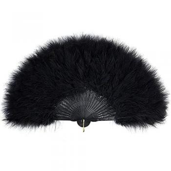 Handheld Wedding Feather Fan