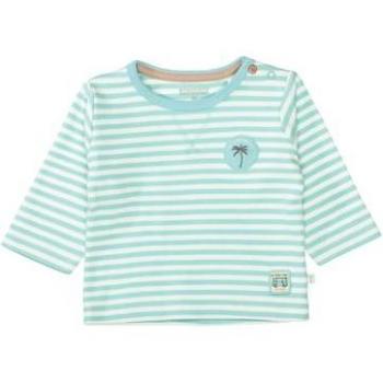 Maglia a righe lunghe STACCATO water blue