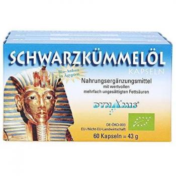 Dynamis Gesundheitsprodukte SCHWARZKÜMMEL BIO ägypt. Kapseln 180 Stück