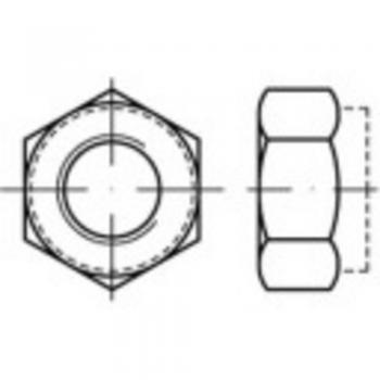 Écrous hexagonaux M10 en acier étamé par galvanisation – lot de 100 pièces