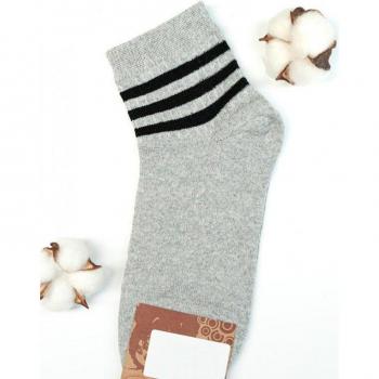 Gestreifte Socken ISSA Plus für hohe Ansprüche 36-39 grau