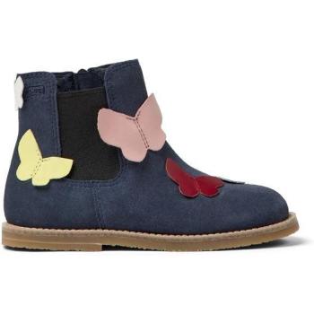 CAMPER Twin‑Style Girls’ Boot Collection – Blue, Burgundy, Pink, Size 29, Smooth Leather