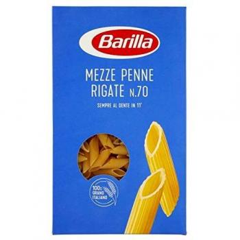 Barilla mezze penne rigate n. 70, gr. 500