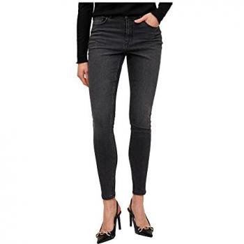 Jean Skinny Vila Sarah Grigio Oscuro XS