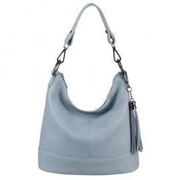 ITALYSHOP24 Handgefertigte Damen Schultertasche