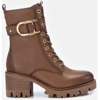 Botines Carmela de piel para mujer color taupe