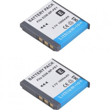 2er Pack 1000mAh NP-FE1 Kamera Batterie für SONY Cyber-shot DSC-T7 DSC-P2 DSC-P3 DSC-P5 DSC-P9 DSC-P7 DSC-P10