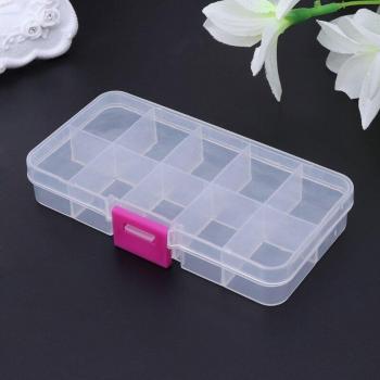 Set de 10 Cajas Transparentes para Almacenar Pulseras y Collares