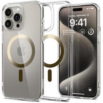 Custodia Spigen Ultra Hybrid Magsafe per iPhone 15 Pro Max – Oro