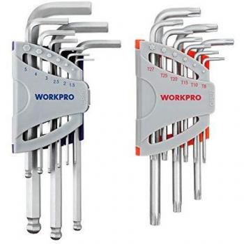WORKPRO 18-Piece Ball End Hex Tool Kit