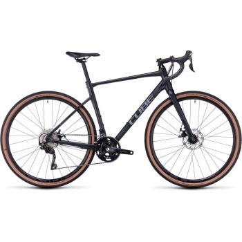 Cube Nuroad Pro Gravel Bike 2023 Black/Grey Size L