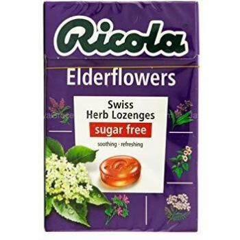 Ricola Sugarless Elderflower Caramel Box 45g