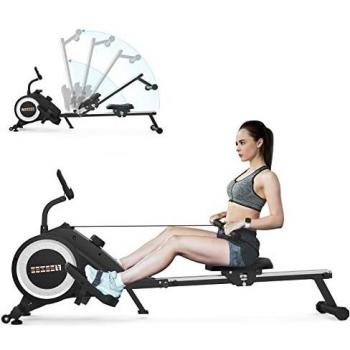 6 Levels Resistance Rowing Machine