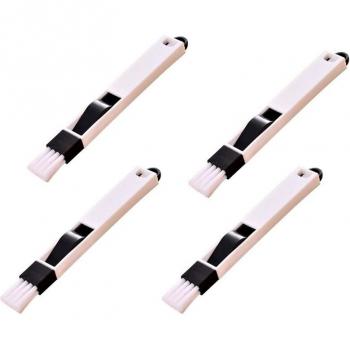4pcs 2-in-1 Dustpan and Brush Set for Keyboard Cleaning