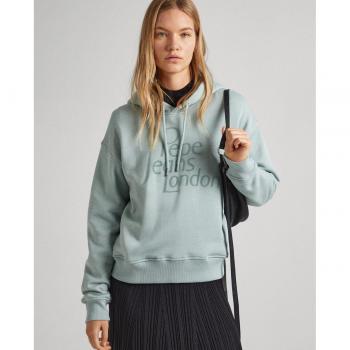 Pepe Jeans Sudadera con Capucha para Mujer Harriet Verde