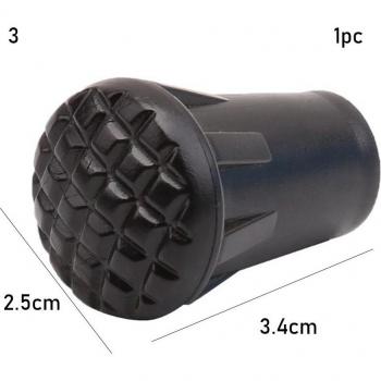 Telescopic Walking Stick Rubber Protectors