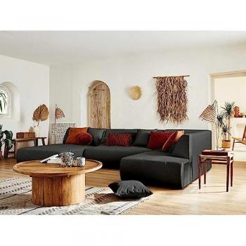 Graues Ecksofa ONYX von Lisa