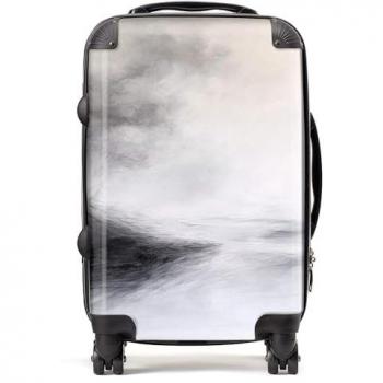 Isla Quinn 00025 Grey Designer Suitcase – Cabin Size