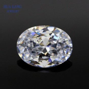 Moissanit 1 Karat D Farbe Oval 5x7mm VVS1 für Schmuckdesign