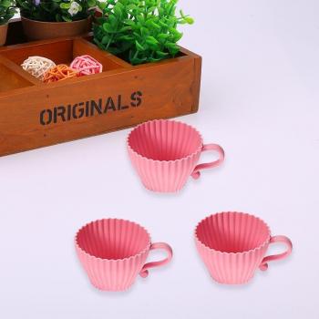 Silikon Muffin Tassen Weiß
