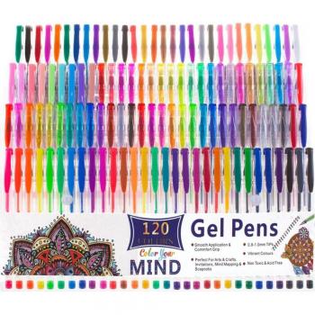 Adult Coloring 120-Color Pastel Set
