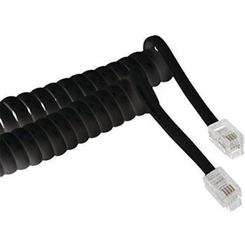 Câble téléphone 2m Valueline VLTP90100B20 Noir