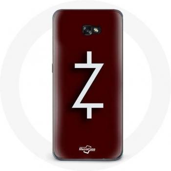 Custodia protettiva Samsung Galaxy A8 2016 Ozark Stagione 4 Logo Z Bianco Rosso