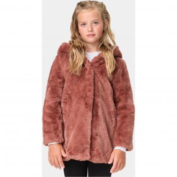 Urban Classics Giacca Teddy per Ragazze Rosa Scuro 146-152 cm