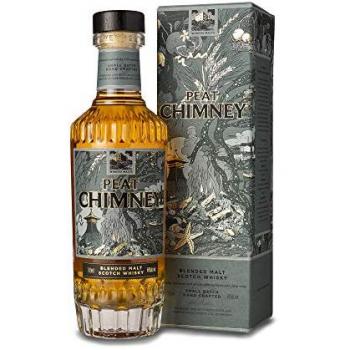 Coffret Présent Whisky PEAT CHIMNEY – Wemyss Malts Blended Malt 2020, 46 % Vol. 70 cl