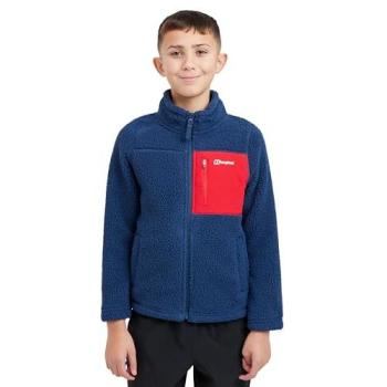 Berghaus Kids Stirlin Borg Full Zip Fleece – Dark Blue (Unisex 11‑12Y)
