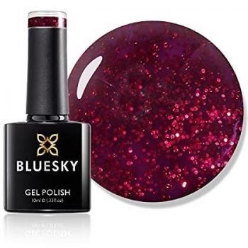Bluesky Gel Nail Polish 10 ml Red Glitter