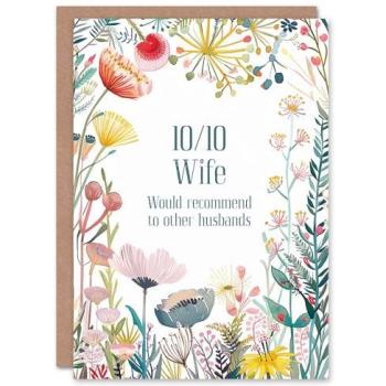 Floral Delight Spouse Card