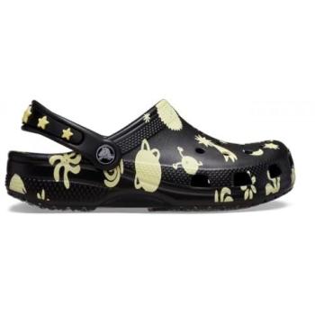 Classic Crocs Mocassin Noir Thermo Graphique