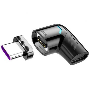 Adaptateur Type C Magnétique 100W pour Xiaomi Mi 9 et Redmi Note 10