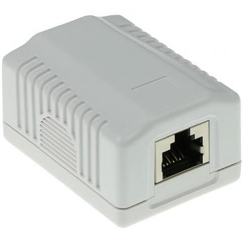 Modulair afgeschermd opbouwdoos 1-voudig CAT6A