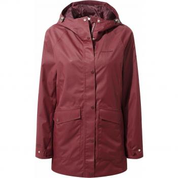 Craghoppers Madigan Chaqueta para Mujer, Impermeable, Color Morado, Talla 10