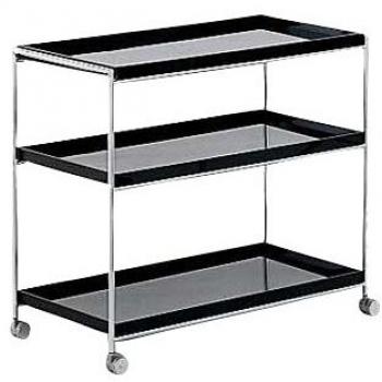 Trays von Kartell – 40 cm × 72,5 cm × 80 cm – Schwarz