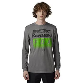 FOX X Kawi Camiseta de Manga Larga Color Grafito Jaspeado