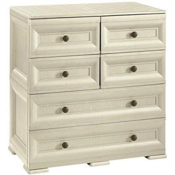 Cassettiera mobile contenitore Angora 79x47x85.5 cm