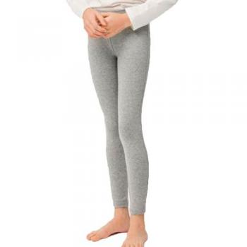 Leggings básicos de niña gris Ysabel Mora